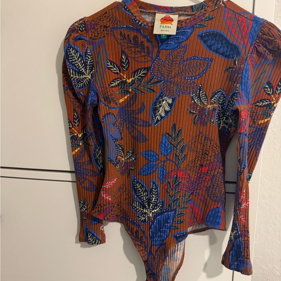 FARM Rio Multicolor Patterned Bodysuit - Picture 3 of 6